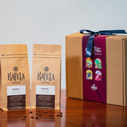 Bộ quà tặng cà phê Espresso 500gr      (Pha máy)