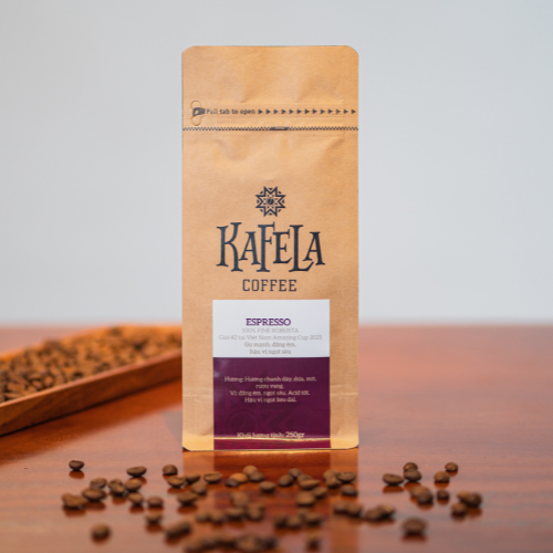 Cà phê hạt Espresso 100% A - 250gr